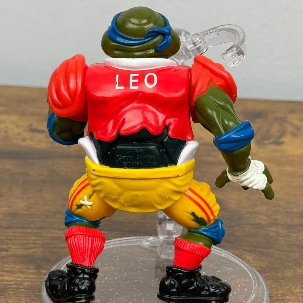 Vintage T.D. Tossin' Leo 1991 Teenage Mutant Ninja Turtles TMNT Action‎ Figure